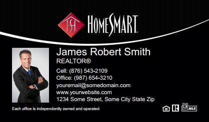 Homesmart-Business-Card-Compact-With-Small-Photo-TH13C-P1-L3-D3-Black-White