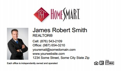 Homesmart-Business-Card-Compact-With-Small-Photo-TH13W-P1-L1-D1-White