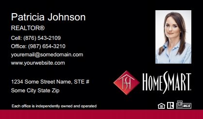 Homesmart-Business-Card-Compact-With-Small-Photo-TH23C-P2-L3-D3-Black