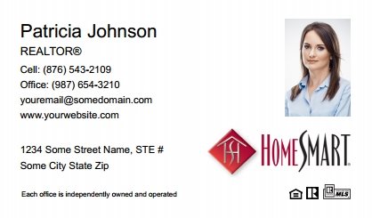 Homesmart-Business-Card-Compact-With-Small-Photo-TH23W-P2-L1-D1-White