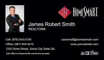 Homesmart-Business-Card-Compact-With-Small-Photo-TH25B-P1-L3-D3-Black