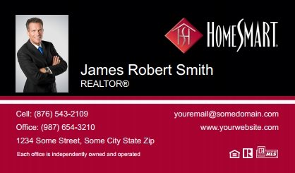 Homesmart-Business-Card-Compact-With-Small-Photo-TH25C-P1-L3-D3-Black-White