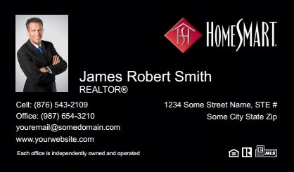 Homesmart-Business-Card-Compact-With-Small-Photo-TH27B-P1-L3-D3-Black