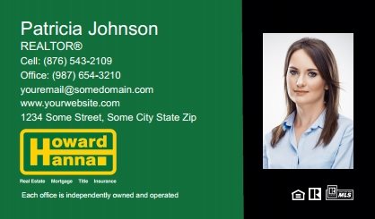 Howard-Hanna-Business-Card-Compact-With-Medium-Photo-TH11C-P2-L3-D3-Green-Black