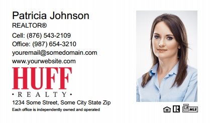 Huff Realty Business Card Labels HUR-BCL-008