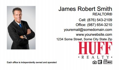 Huff-Realty-Business-Card-Compact-With-Medium-Photo-T2-TH06W-P1-L1-D1-White