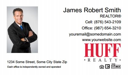 Huff-Realty-Business-Card-Compact-With-Medium-Photo-T2-TH09W-P1-L1-D1-White