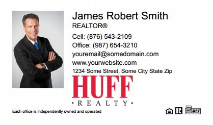 Huff-Realty-Business-Card-Compact-With-Medium-Photo-T2-TH10W-P1-L1-D1-White