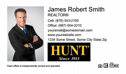 Hunt Real Estate Business Cards HREE-BC-003
