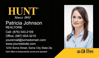 Hunt Real Estate Business Cards HREE-BC-005