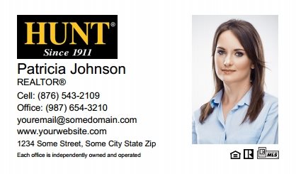 Hunt Real Estate Business Cards HREE-BC-006