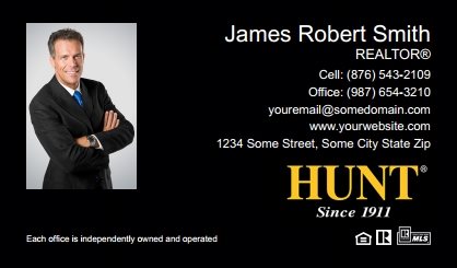 Hunt-Real-Estate-Business-Card-Compact-With-Medium-Photo-TH10B-P1-L1-D3-Black