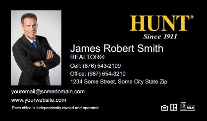 Hunt-Real-Estate-Business-Card-Compact-With-Medium-Photo-TH17B-P1-L1-D3-Black