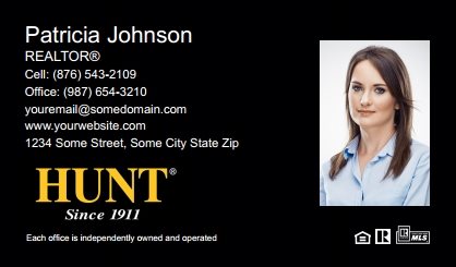 Hunt-Real-Estate-Business-Card-Compact-With-Medium-Photo-TH18B-P2-L1-D3-Black