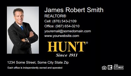 Hunt-Real-Estate-Business-Card-Compact-With-Medium-Photo-TH19B-P1-L1-D3-Black