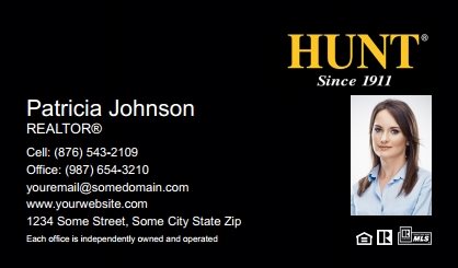 Hunt-Real-Estate-Business-Card-Compact-With-Small-Photo-TH06B-P2-L1-D3-Black