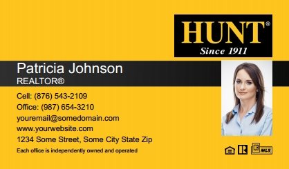 Hunt-Real-Estate-Business-Card-Compact-With-Small-Photo-TH06C-P2-L1-D1-Black-Yellow