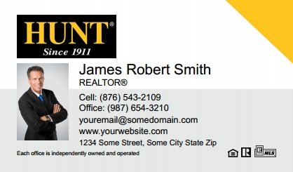 Hunt-Real-Estate-Business-Card-Compact-With-Small-Photo-TH12C-P1-L1-D1-Yellow-White-Others