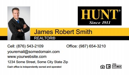 Hunt-Real-Estate-Business-Card-Compact-With-Small-Photo-TH15C-P1-L1-D1-Black-Yellow-White