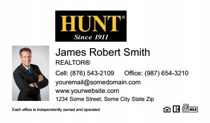 Hunt-Real-Estate-Business-Card-Compact-With-Small-Photo-TH16W-P1-L1-D1-White