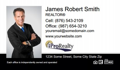 IProRealty-Canada-Business-Card-Compact-With-Full-Photo-T1-TH04BW-P1-L1-D3-Black-White-Others