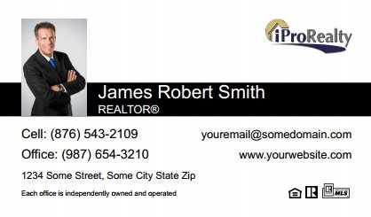 IProRealty-Canada-Business-Card-Compact-With-Small-Photo-T1-TH16BW-P1-L1-D1-Black-White