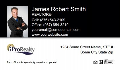 IProRealty-Canada-Business-Card-Compact-With-Small-Photo-T1-TH17BW-P1-L1-D1-Black-White-Others