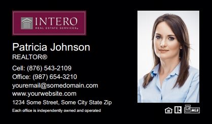 Intero Real Estate Business Card Labels IRES-BCL-004