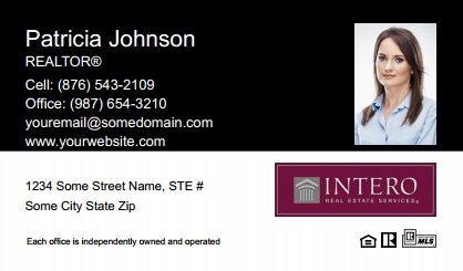 Intero-Real-Estate-Business-Card-Compact-With-Small-Photo-TH23C-P2-L1-D1-Black-White