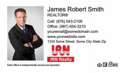 Irn Realty Business Card Magnets IRN-BCM-001