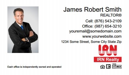 Irn Realty Business Cards IRN-BC-009