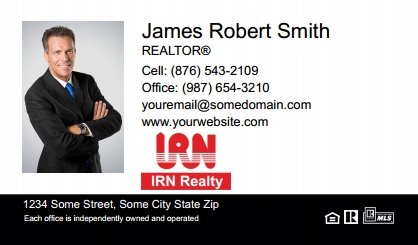 Irn-Realty-Business-Card-Compact-With-Medium-Photo-T3-TH08BW-P1-L1-D3-Black-White-Others