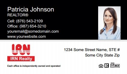Irn-Realty-Business-Card-Compact-With-Small-Photo-T3-TH18BW-P2-L1-D1-Black-White-Others