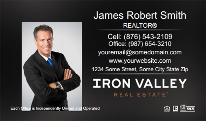 Iron-Valley-Business-Card-Core-With-Full-Photo-TH60-P1-L1-D3-Black