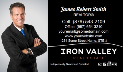 Iron-Valley-Business-Card-Core-With-Full-Photo-TH81-P1-L1-D3-Black-White