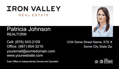 Iron-Valley-Business-Card-Core-With-Small-Photo-TH52-P2-L1-D3-Black-White