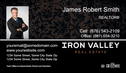 Iron-Valley-Business-Card-Core-With-Small-Photo-TH61-P1-L1-D3-Black-Others