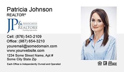 JP and Associates Realtors Business Card Template JPA-BC-002