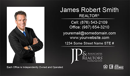 JP-and-Associates-Realtors-Business-Card-Core-With-Full-Photo-TH60-P1-L3-D3-Black