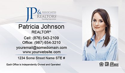 JP-and-Associates-Realtors-Business-Card-Core-With-Full-Photo-TH61-P2-L1-D1-White-Others