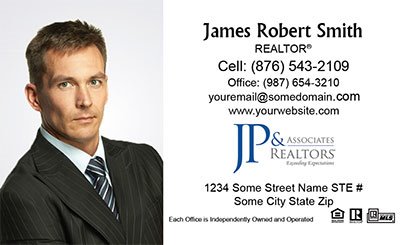 JP-and-Associates-Realtors-Business-Card-Core-With-Full-Photo-TH71-P1-L1-D1-White