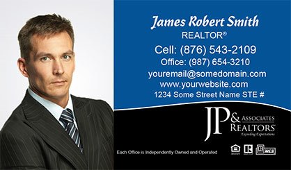JP-and-Associates-Realtors-Business-Card-Core-With-Full-Photo-TH81-P1-L3-D3-Black-Blue-White