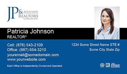 JP-and-Associates-Realtors-Business-Card-Core-With-Small-Photo-TH52-P2-L1-D3-Blue-Black-White