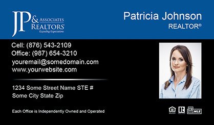 JP-and-Associates-Realtors-Business-Card-Core-With-Small-Photo-TH60-P2-L3-D3-Blue-Black