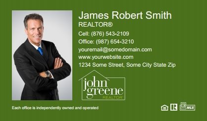 John-Greene-Realtor-Business-Card-Compact-With-Full-Photo-TH01C-P1-L3-D3-Green-Others