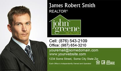 John-Greene-Realtor-Business-Card-Compact-With-Full-Photo-TH19-P1-L1-D3-Black-White-Others