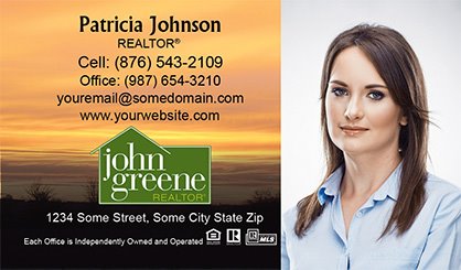 John-Greene-Realtor-Business-Card-Compact-With-Full-Photo-TH25-P2-L1-D3-Sunset