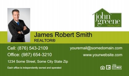 John-Greene-Realtor-Business-Card-Compact-With-Small-Photo-TH20C-P1-L1-D3-Green-White