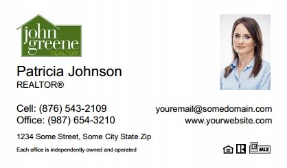 John-Greene-Realtor-Business-Card-Compact-With-Small-Photo-TH21W-P2-L1-D1-White