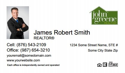 John-Greene-Realtor-Business-Card-Compact-With-Small-Photo-TH27W-P1-L1-D1-White